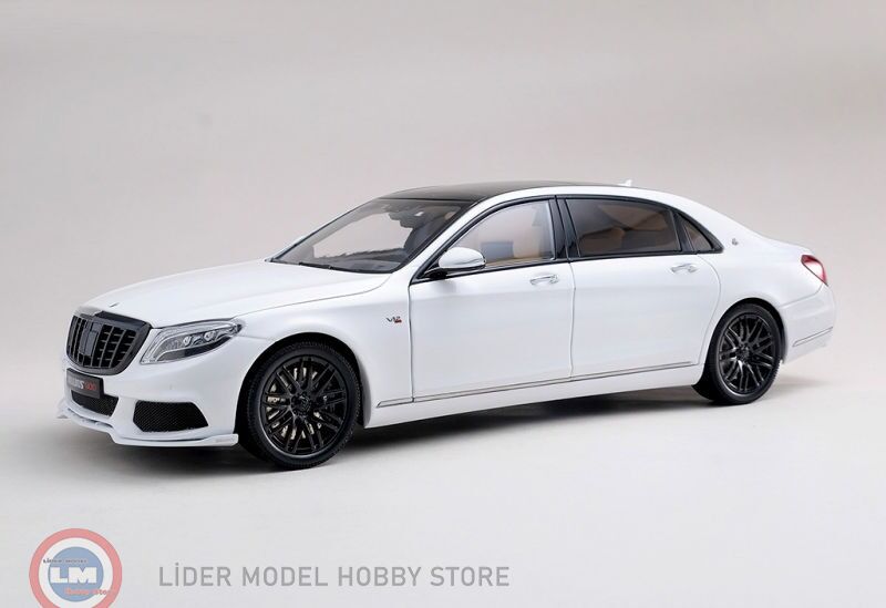 1:18 Almost Real 2016 Mercedes Benz S600 Maybach Brabus Diamond White