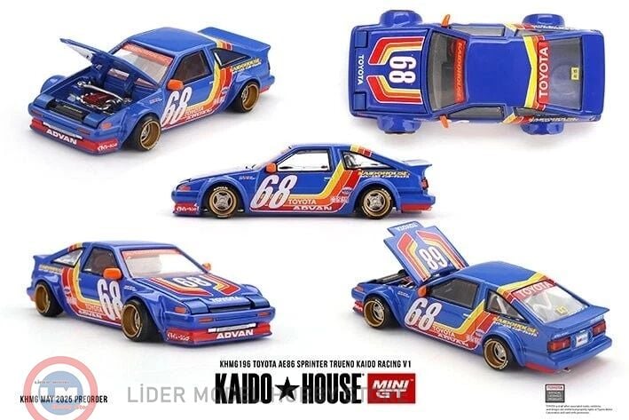 1:64 Mini GT 2026 Toyota AE86 Sprinter Trueno- Kaido Works