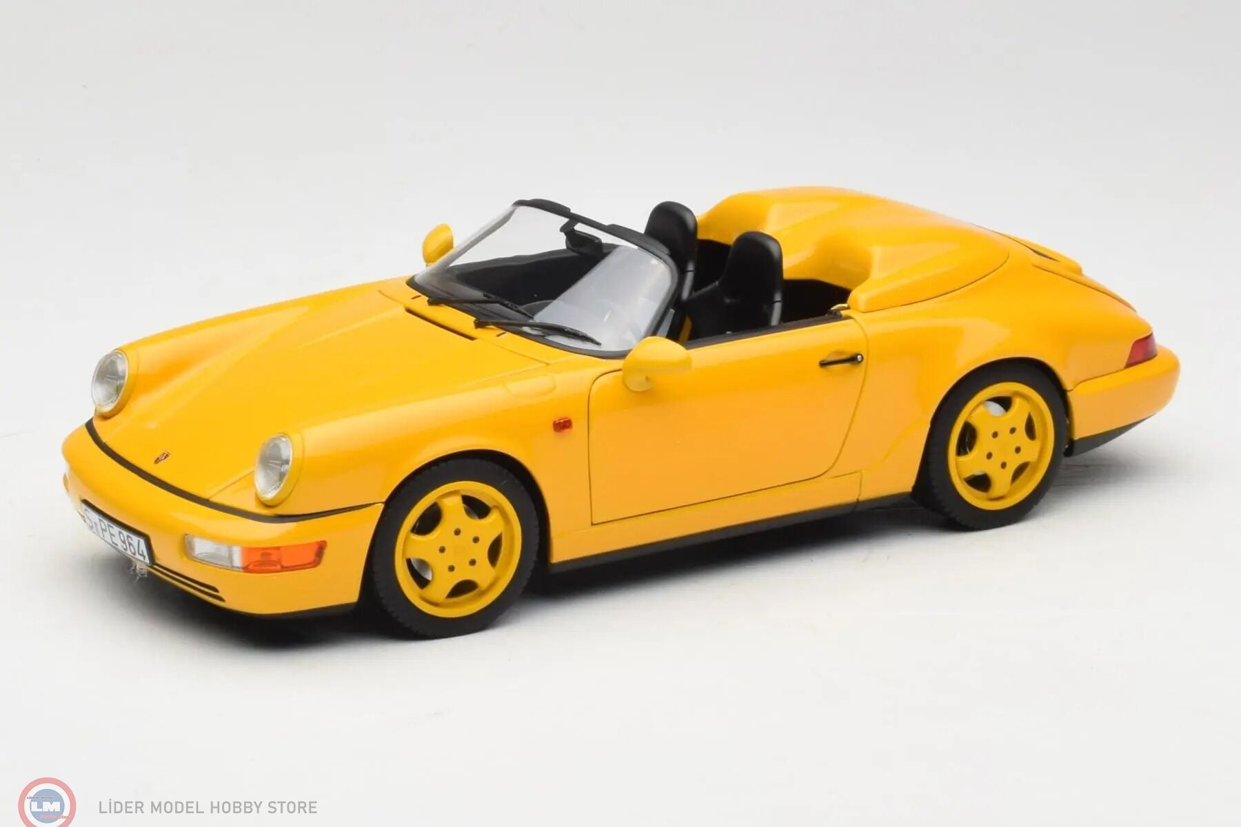 1:18 Norev 1993 Porsche 964 Speedster Speed Yellow
