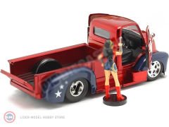1:24 Jada 1952 Chevrolet COE Pickup Wonder Woman including Wonder Woman figure