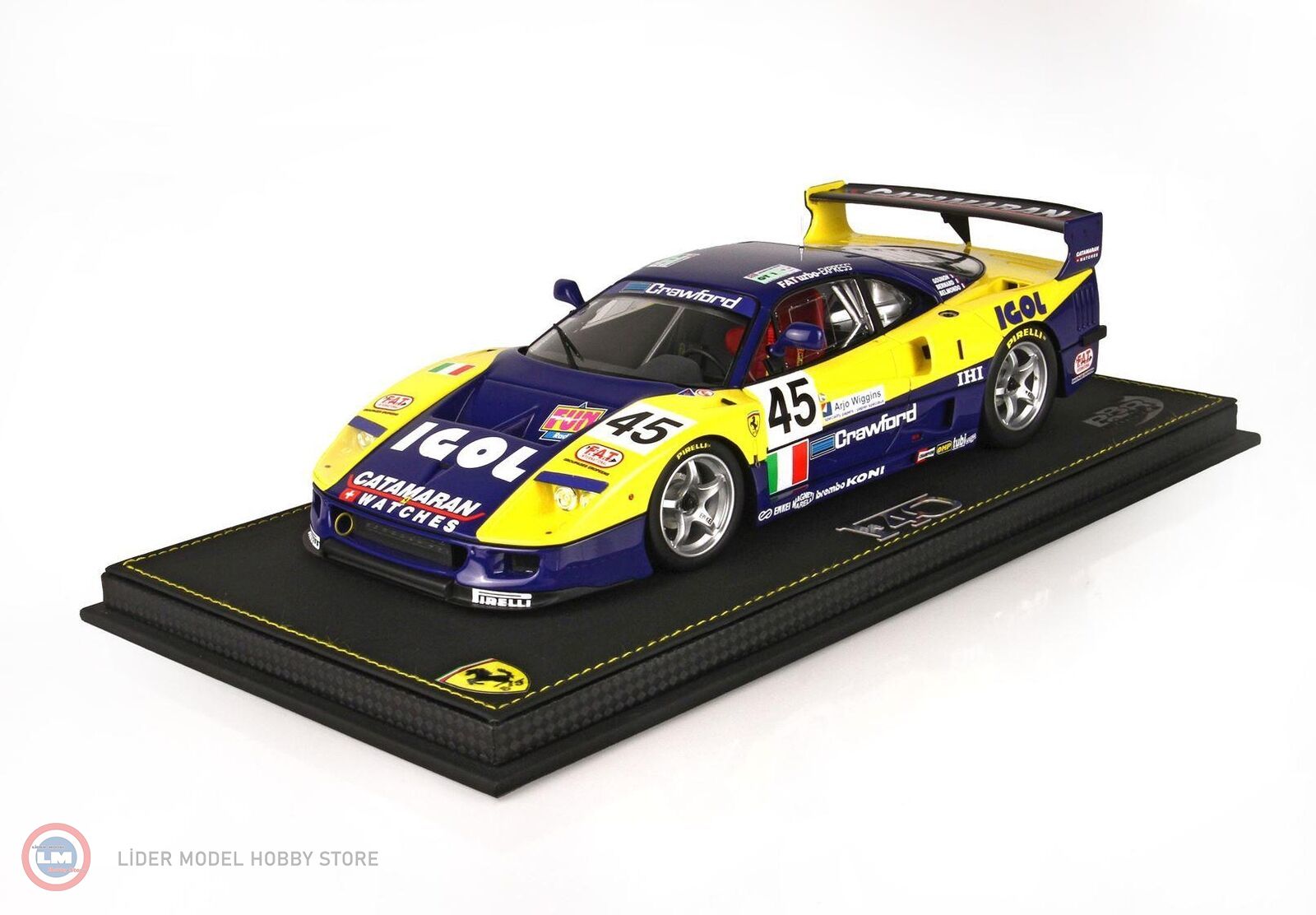 1:18 1996 Ferrari F40 LM #45 Le Mans 1996 TEAM ENNEA IGOL