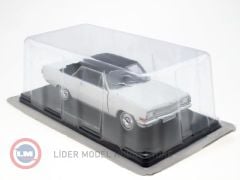1:24 Atlas 1965 Opel DIPLOMAT V8 COUPE - WHITE BLACK