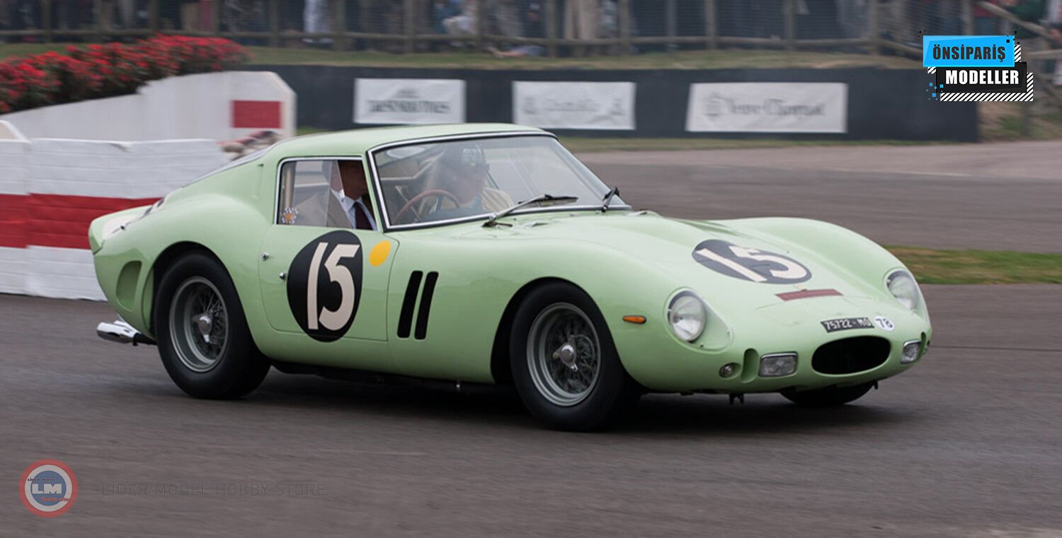1:18 CMC Ferrari 250 GTO M247 - 1962 Ferrari 250 GTO GoodWood #15 Stirling Moss TeamIreland