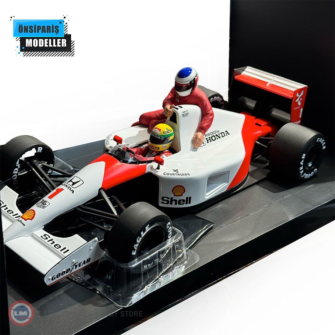 1:18  Minichamps Mclaren MP46 No1 Mexico GP World Champion 1991 Ayrton Senna  & Jean Alesi