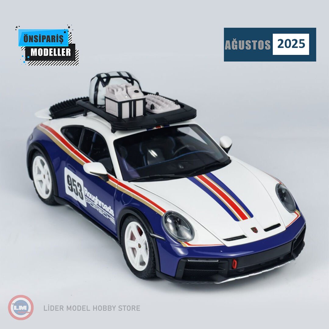 1:18 Minichamps 2022 Porsche 911 Dakar Roughroads