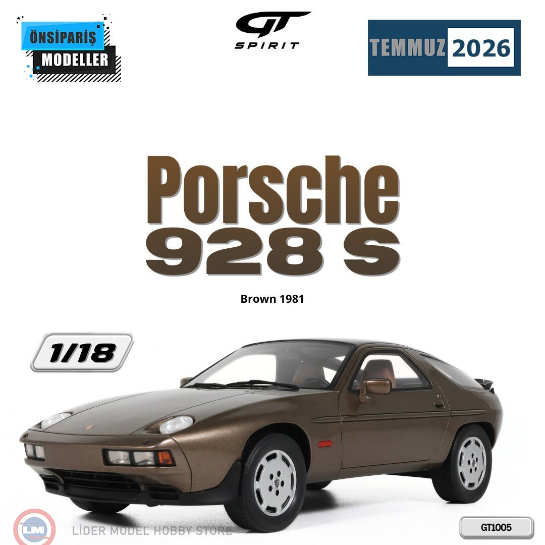 1:18 1981 Porsche 928 S Brown