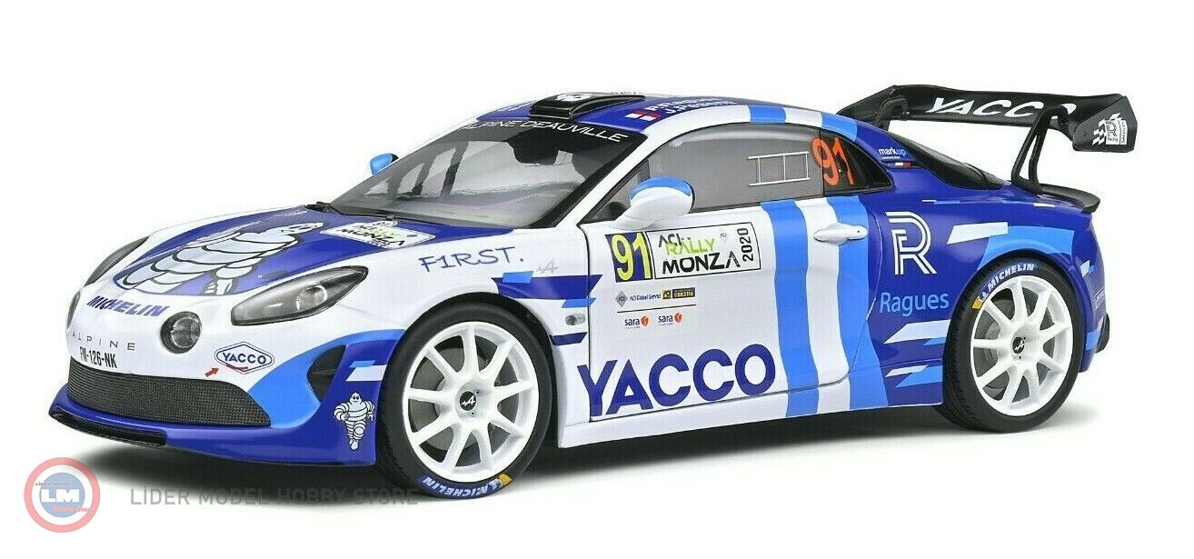 1:18 2020 Renault Alpine A110 Rallye #91