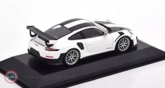 1:43 Minichamps 2018 Porsche 911 (991 II) GT2 RS Weissach Package - white with silver rims
