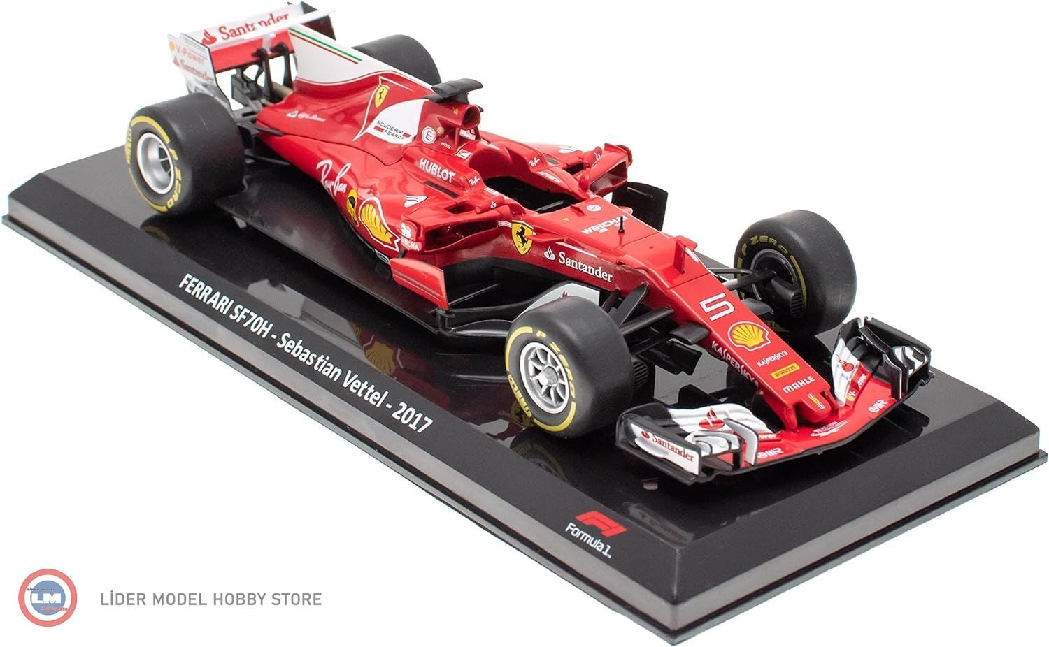 1:24 Atlas 2017 FERRARI SF70H #5 - Sebastian Vettel - Formula 1