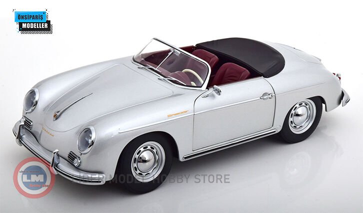 1:12 1955 Porsche 356 A Speedster KKDC120092 - Gümüş