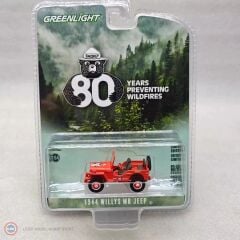 1:64 Greenlight 1944 Jeep Willys MB Smokey Bear 80th Anniversary