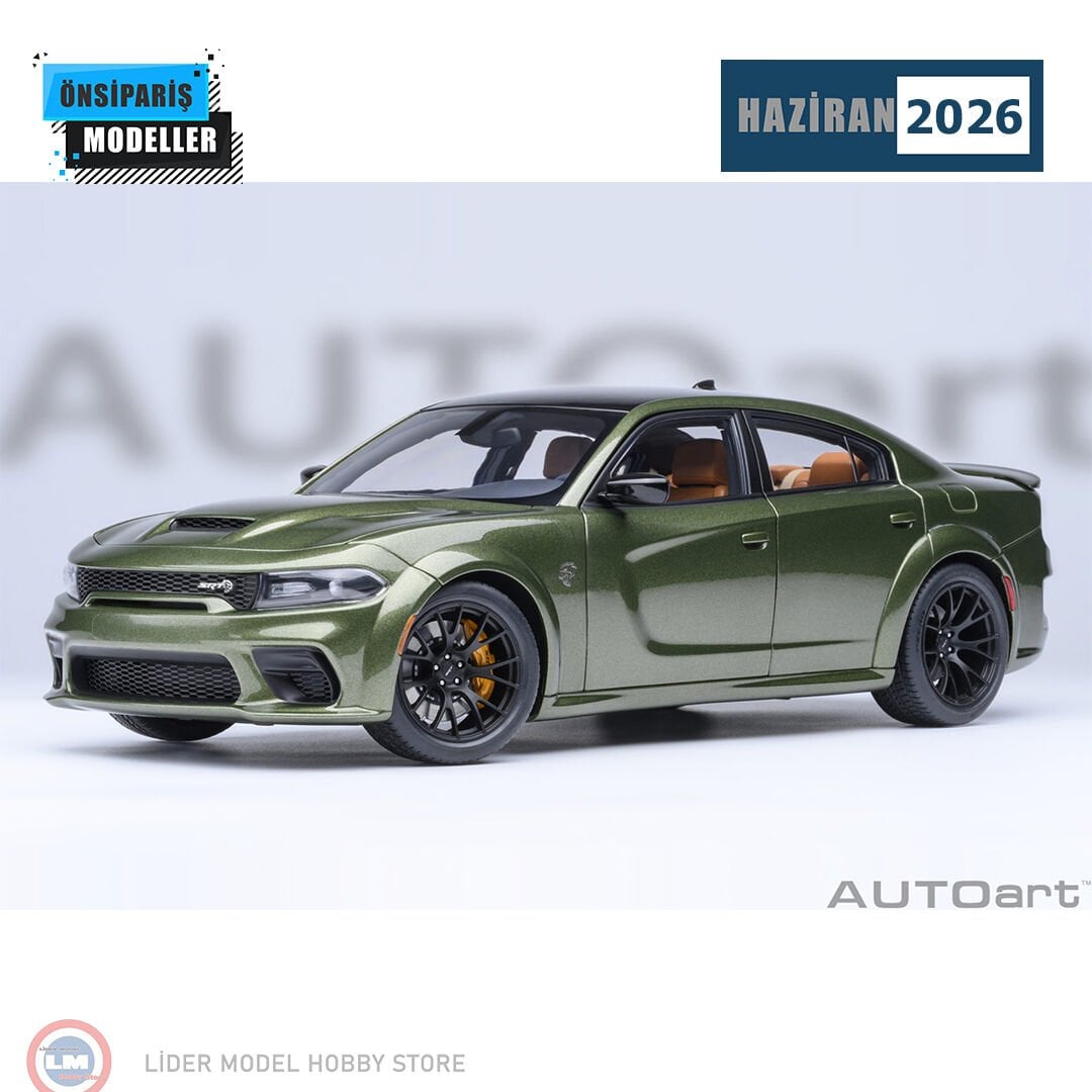 1:18 Autoart 2023 Dodge Charger SRT Hellcat Redeye Jailbreak F8 Green