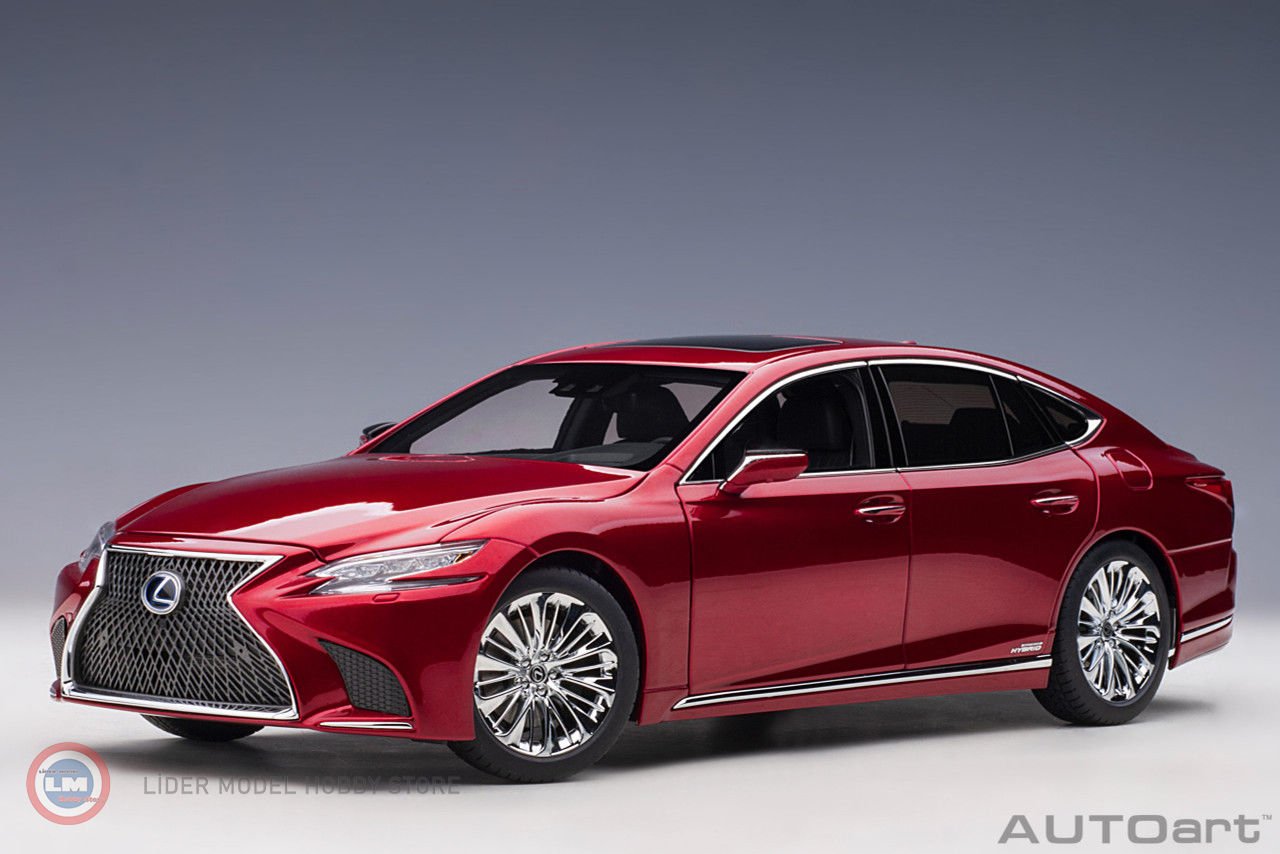 1:18 2018 Lexus LS 500h (Morello Red Metallic)