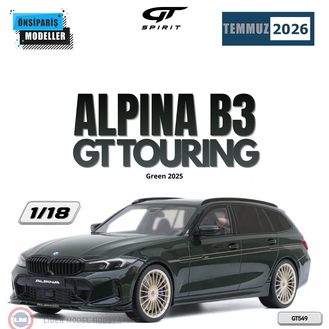 1:18 GT Spirit 2025 BMW Alpina B3 GT Touring Green