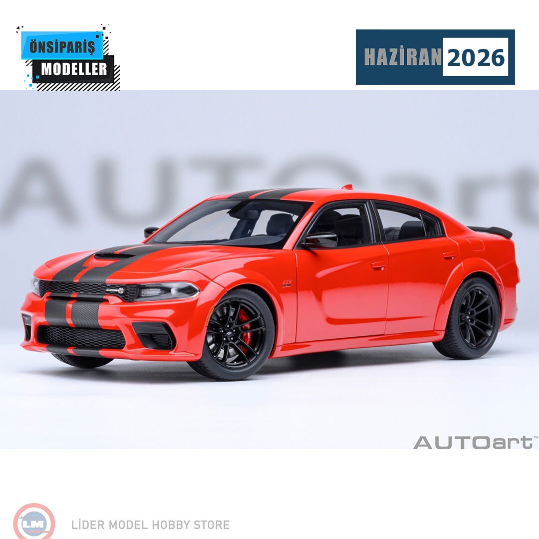 1:18 Autoart 2023 Dodge Charger Scat Pack Widebody TorRed