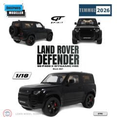 1:18 GT Spirit 2021 Land Rover Defender 90 P400 X-Dynamic HSE Black