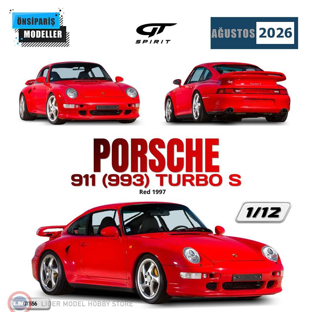 1:12 GT Spirit 1997 Porsche 911 993 Turbo S Red