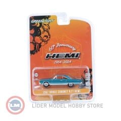 1:64 Greenlight 1967 Dodge Coronet R/T Hemi in Medium Turquoise Hemi 60th Anniversary