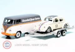 1:64 1968 Volkswagen T1, BEETLE #53 HERBIE ve Trailer