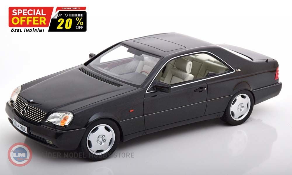 1:18 1992 Mercedes Benz 600SEC C140