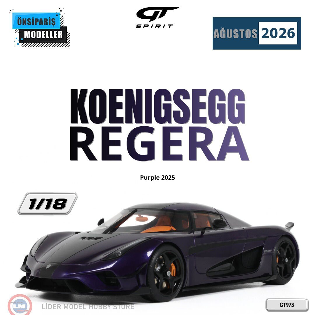 1:18 GT Spirit 2025 Koenigsegg Regera Purple