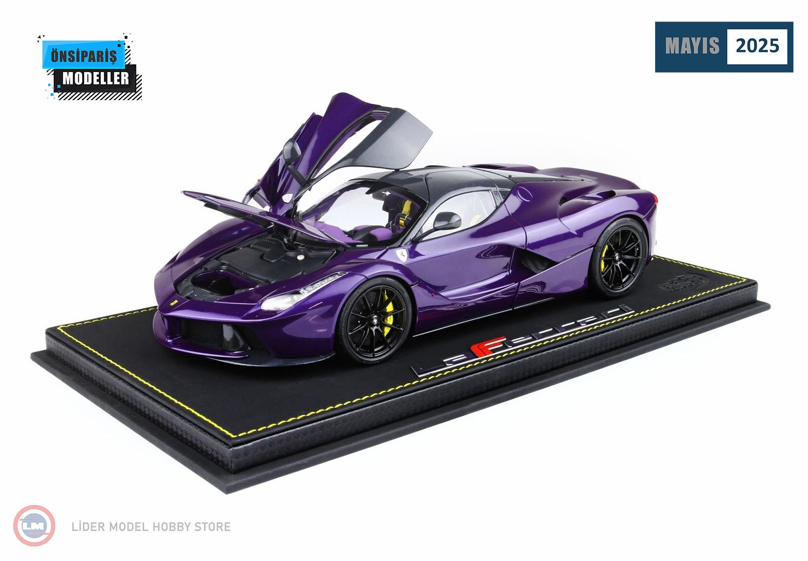 1:18 2012 Ferrari Laferrari Purple Dubai Viola Vio Tailor Made