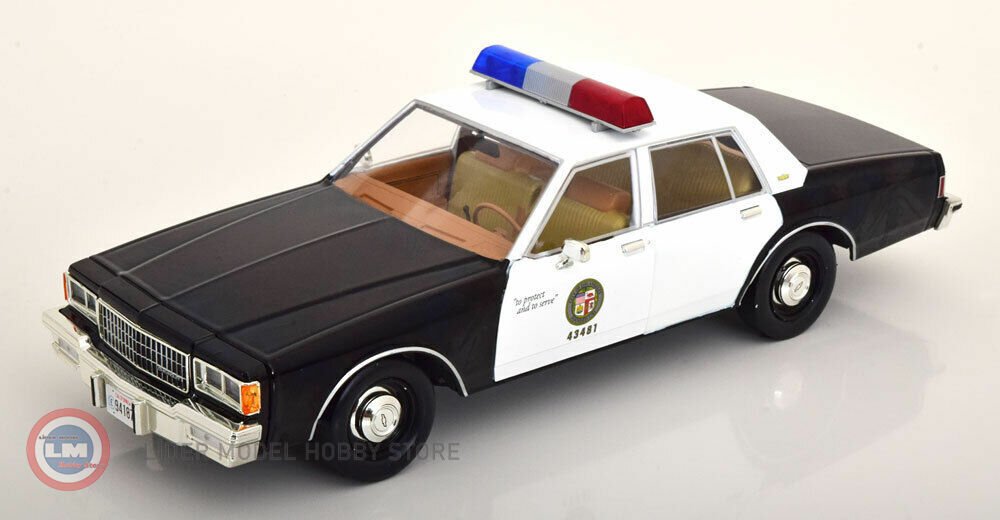 1:18 Greenlight 1986 Chevrolet Caprice '' MacGyver '' Los Angeles Police Department (LAPD)