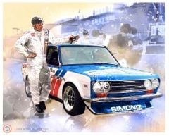 1:43 1972 Datsun 510 #85 Bobby Allison Brock Racing Enterprises (BRE)