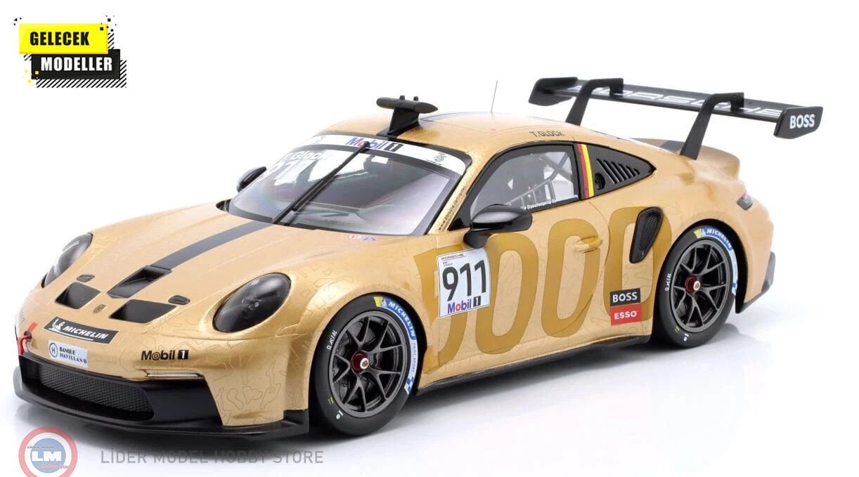 1:18 IXO 2023 Porsche 911 GT3 Cup #911 - Porsche Supercup Hungaroring