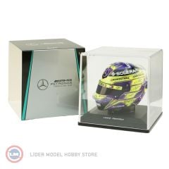 1:5 Spark Mercedes Benz Kask AMG PETRONAS F1 TeamLewis Hamilton-British GP -2024