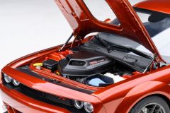 1:18 Autoart 2022 Dodge Challenger RT SCAT PACK SHAKER WIDEBODY - (Sinamon Stick)
