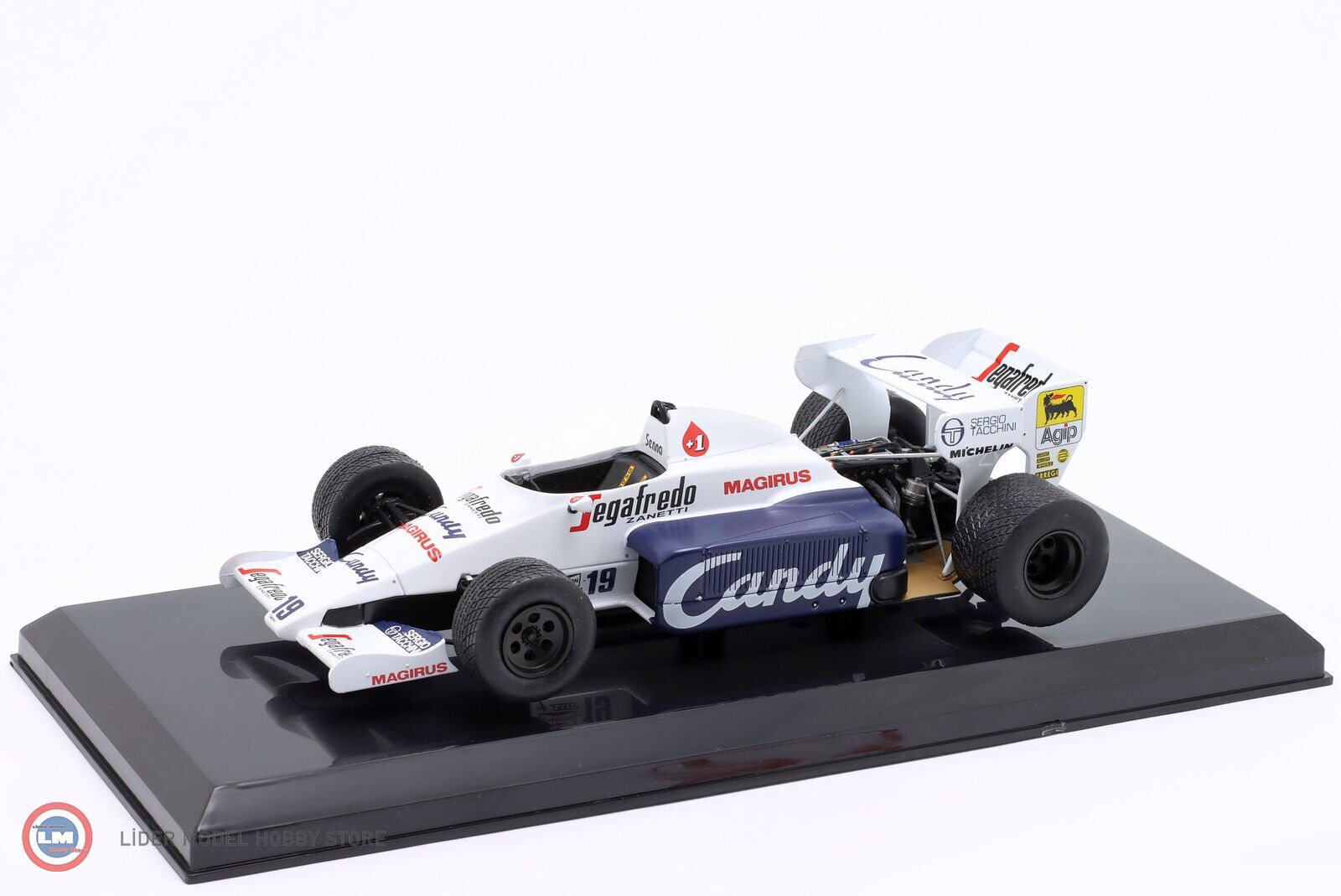 1:24 Atlas TOLEMAN TG184 #19 - Ayrton Senna 1984 - Formula 1