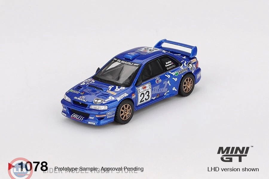 1:64 Mini GT 2000 Subaru Impreza WRC99 #23 Acropolis Rally