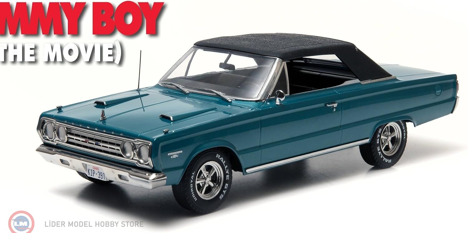 1:18 Greenlight 1967 Plymouth Belvedere GTX convertible Tommy Boy 1995