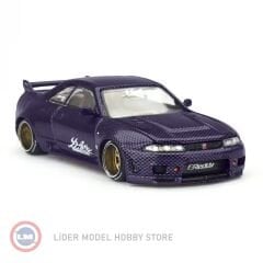 1:64 Mini GT Kaido KHMG163 1995 Nissan Skyline GT-R R33 Active Carbon R V2