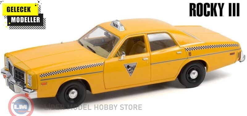 1:18 Greenlight 1978 Dodge Monaco City Cab Co - from the movie Rocky III