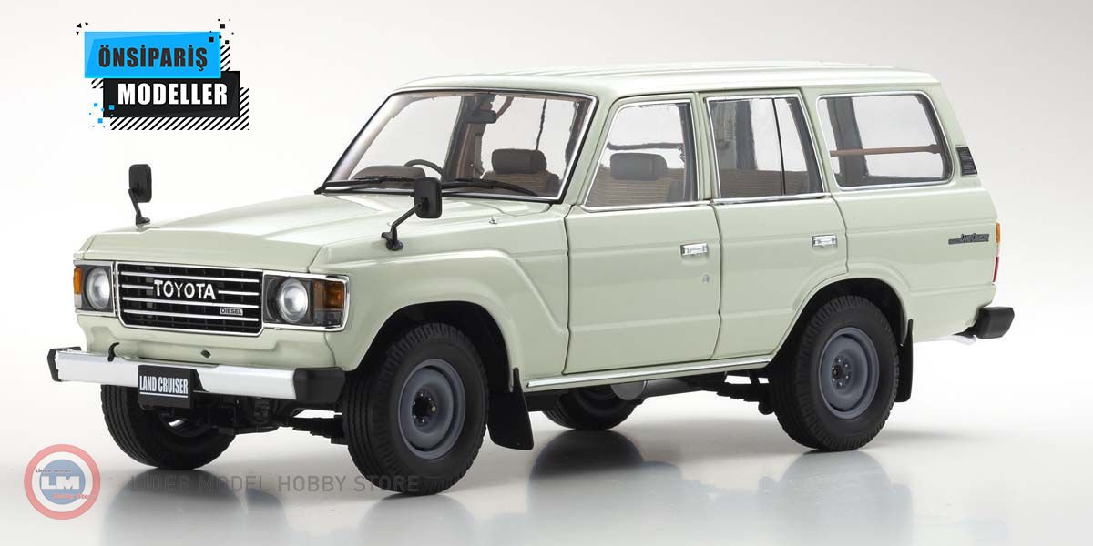 1:18 1980 Toyota Land Cruiser 60 Beyaz