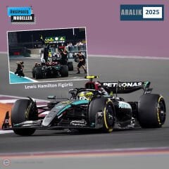 1:18 Mercedes Benz AMG Petronas #44 Abu Dhabi GP 2024 Formula 1 W15 EQ - LAST RACE -Lewis Hamilton Figürlü