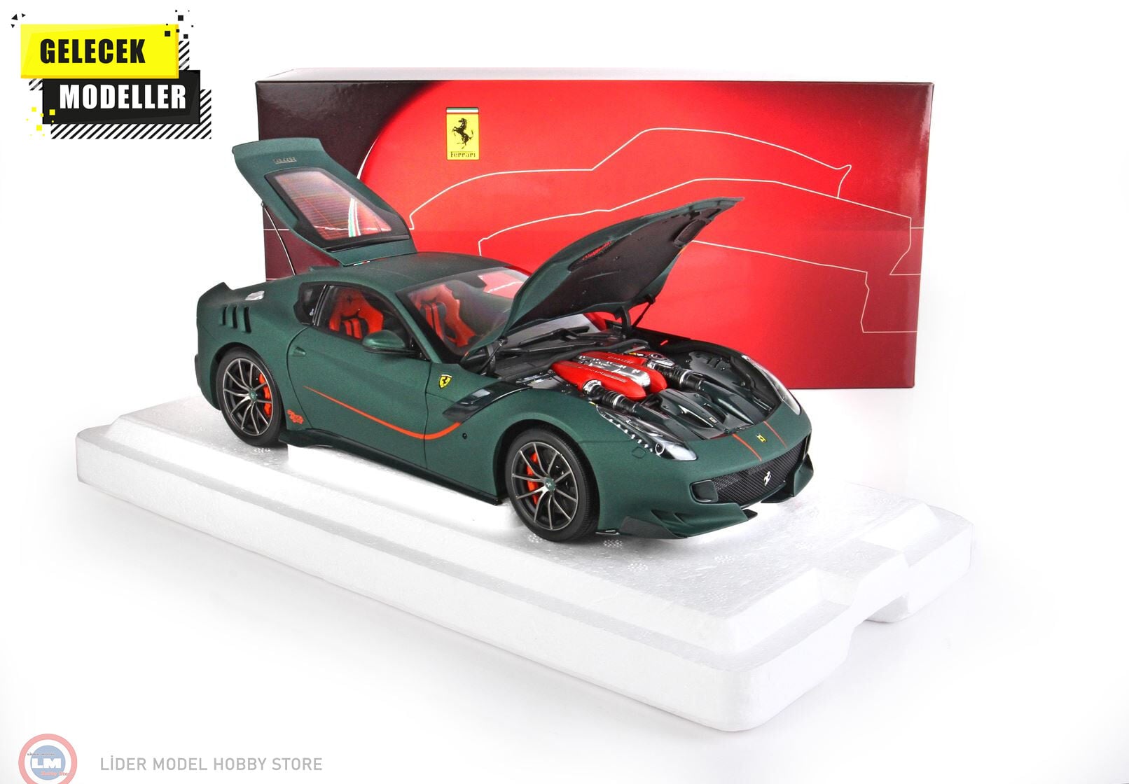 1:18 BBR 2015 Ferrari F12 TDF - VERDE GB OPACO