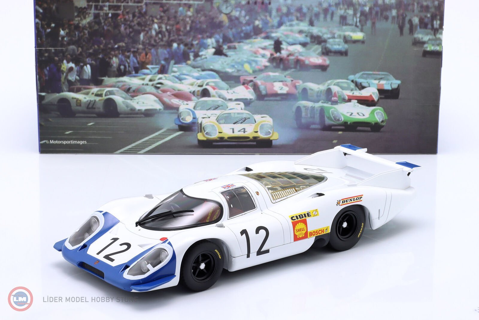 1:18 1969 Porsche 917 LH #12 24h LeMans