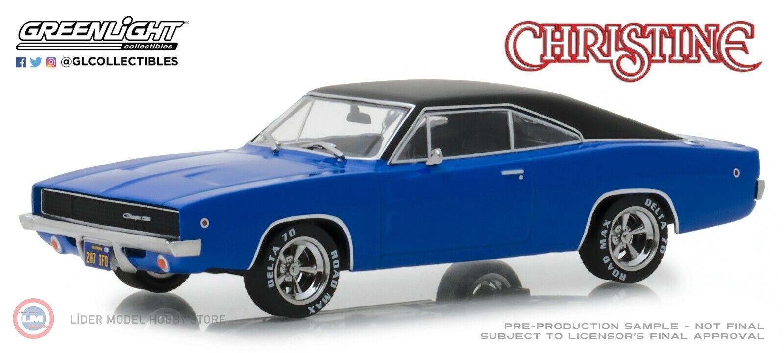 1:43 1968 Dodge Charger R/T - Christine (1983) - Dennis Guilder's