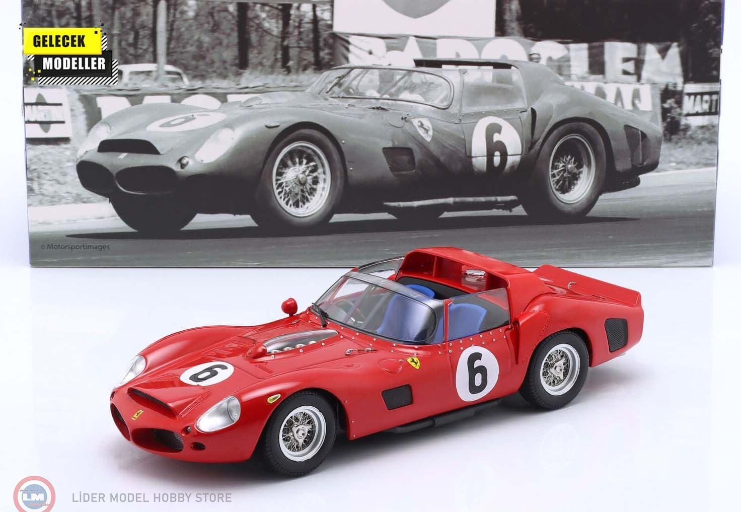 1:18 WERK83 1962 Ferrari 330 TRI #6 Winner 24h LeMans
