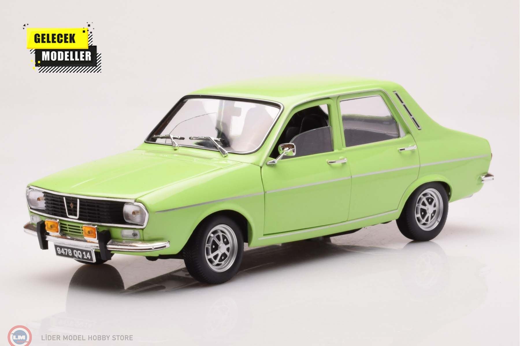 Norev - 1:18 Norev 1973 Renault 12 TS Light Green - 4.548,50 TL