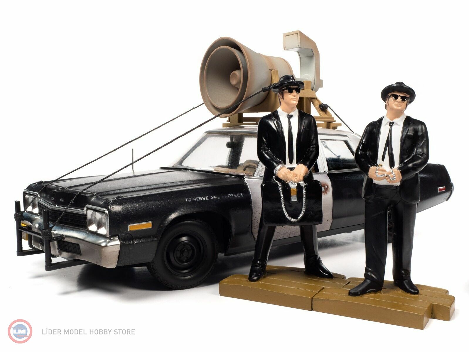 1:18 Autoworld 1974 Dodge Monaco Police Pursuit Blues Brothers