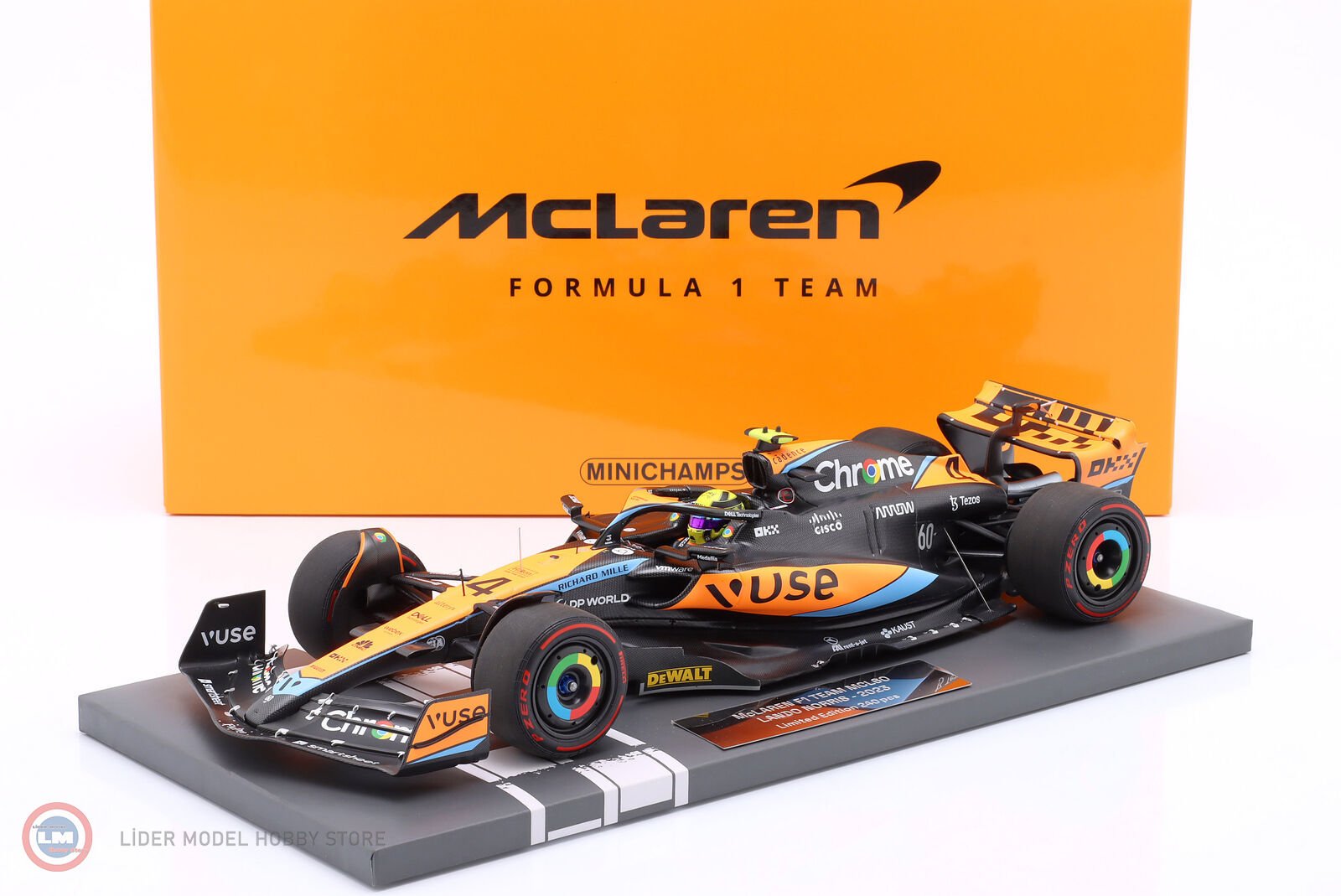 1:18 2023 Mclaren F1 TEAM #4 MCL60 – LANDO NORRIS
