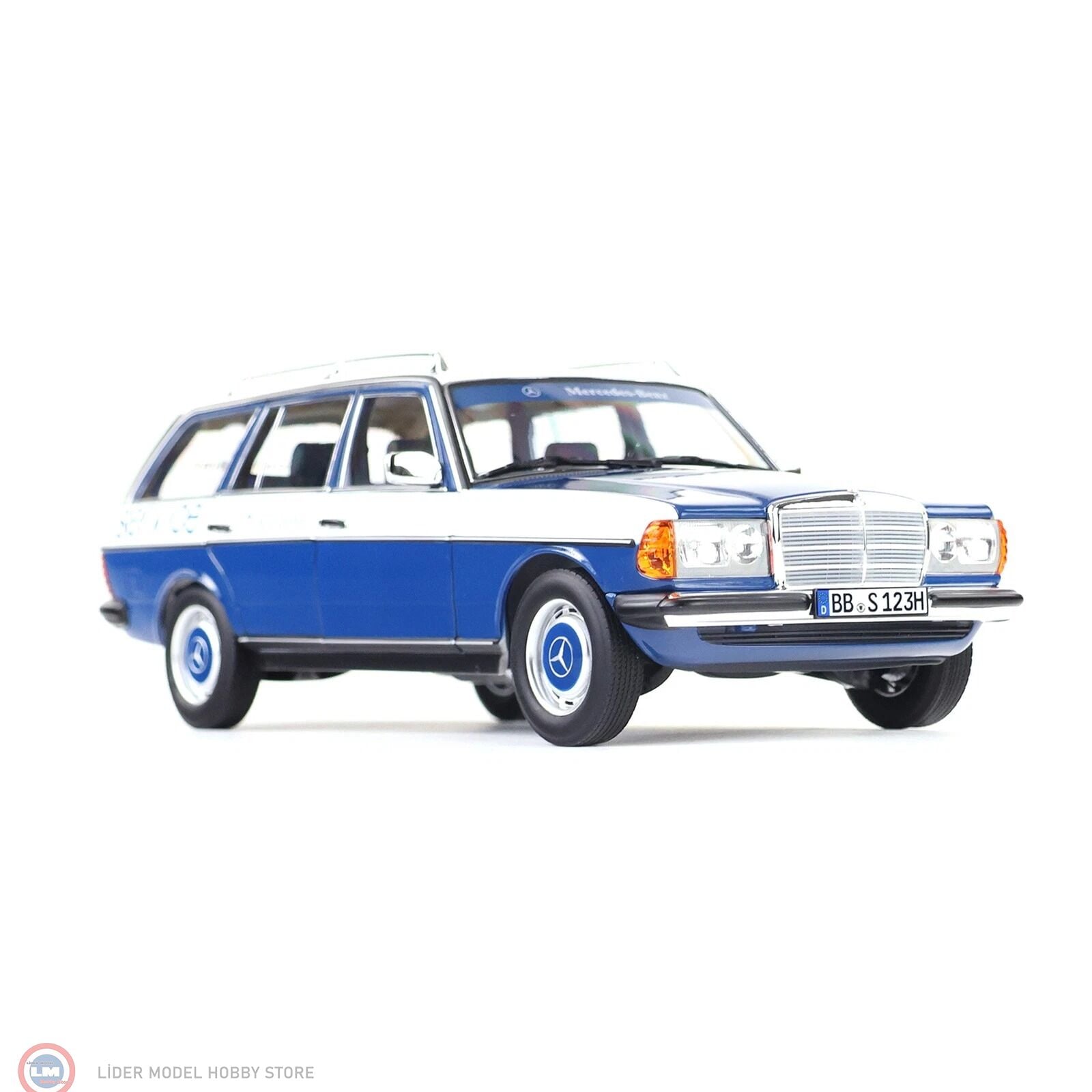 1:18 Norev 1980 Mercedes Benz T Model 200TE SW S213 Mercedes Car Service