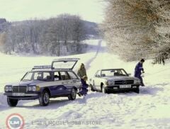 1:18 Norev 1980 Mercedes Benz 200TE SW W123 Mercedes Car Service