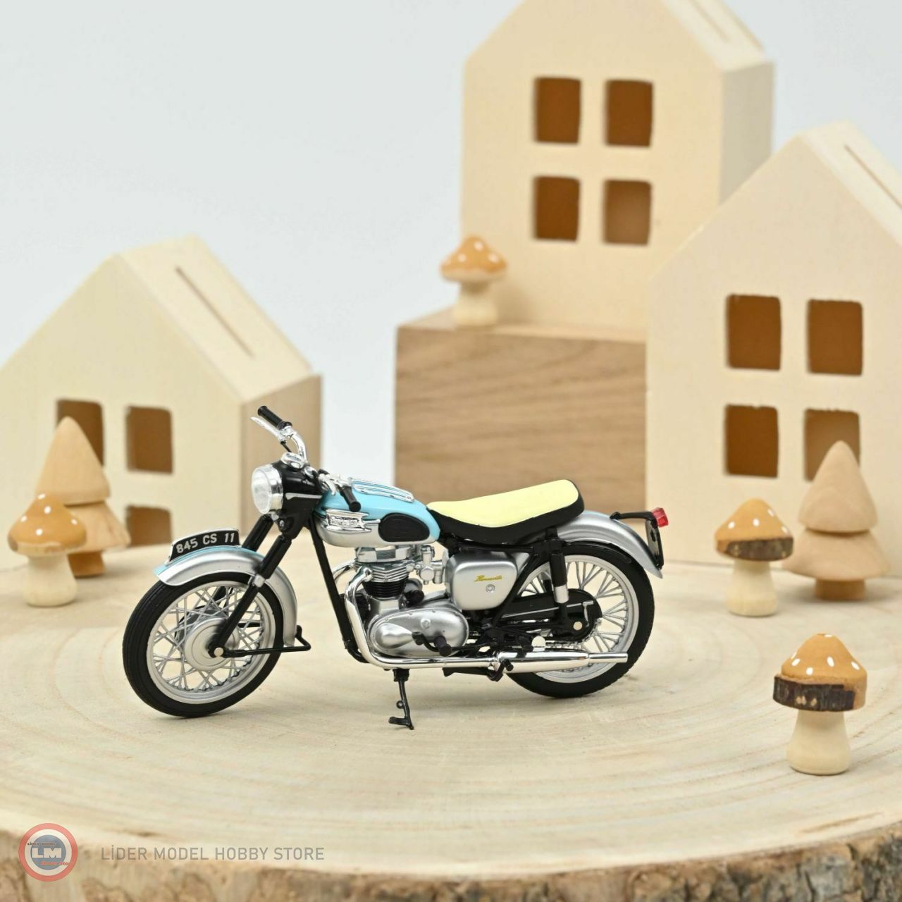 1:18 1959 Triumph Bonneville Motosiklet