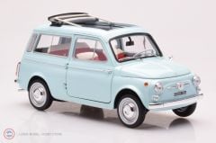 1:18 1964 Fiat 500 Giardiniera Aquamarina Blue
