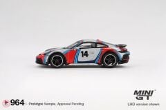 1:64 Mini GT 2023 Porsche  911 992 DAKAR COUPE N 14 MARTINI RACING LIVERY LHD